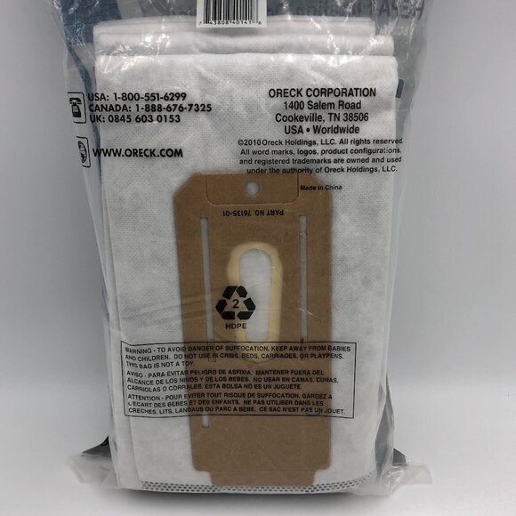 Oreck Type CC Vacuum Bags 8 New In Package - Picture 3 of 6